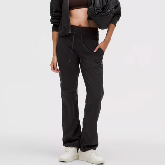 Lululemon Dance Studio Mid-Rise Pant- Women’s 12 Regular - Black NWT - Picture 1 of 13